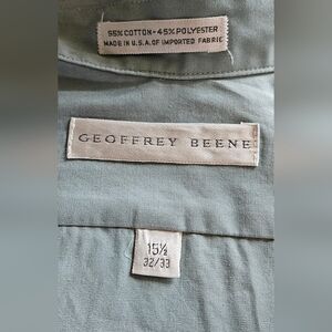 Geoffrey Beene Green Shirt
